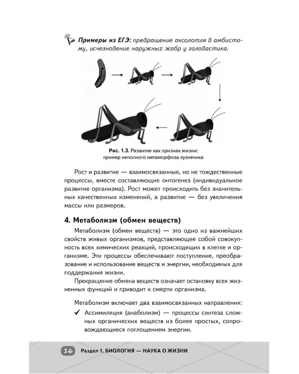 Дополнительное изображение книги «ЕГЭ. Биология»