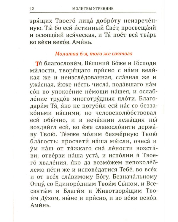 Молитвослов: крупным шрифтом (Божья матерь с младенцем) (синяя)