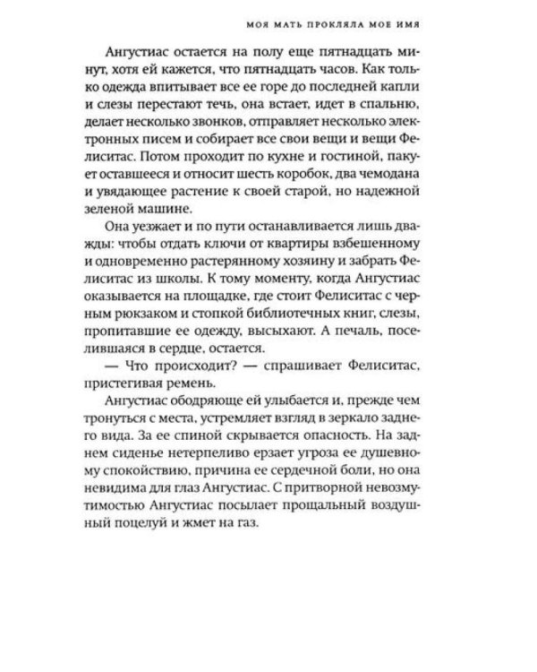 Моя мать прокляла мое имя: роман