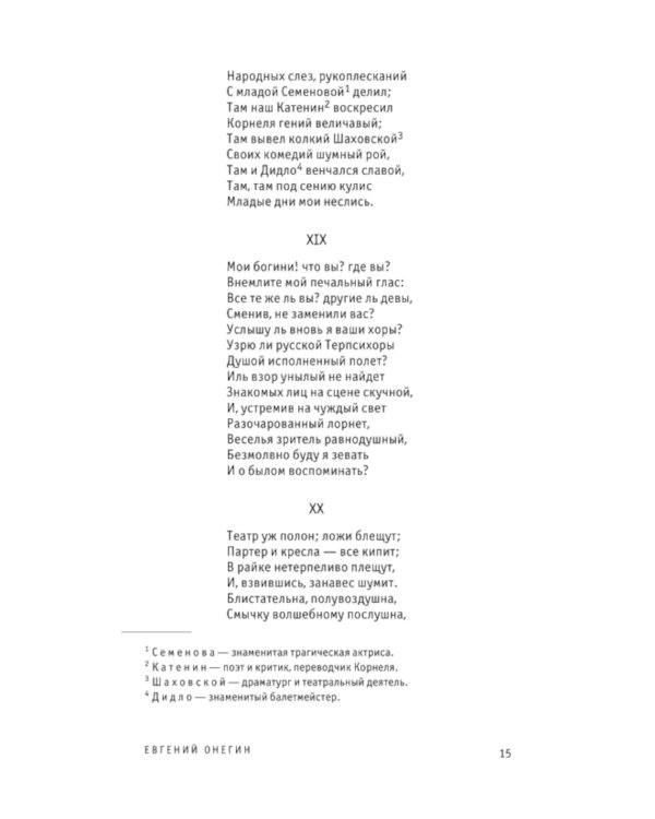 Евгений Онегин. Поэмы