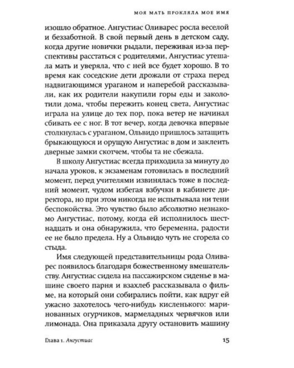 Моя мать прокляла мое имя: роман