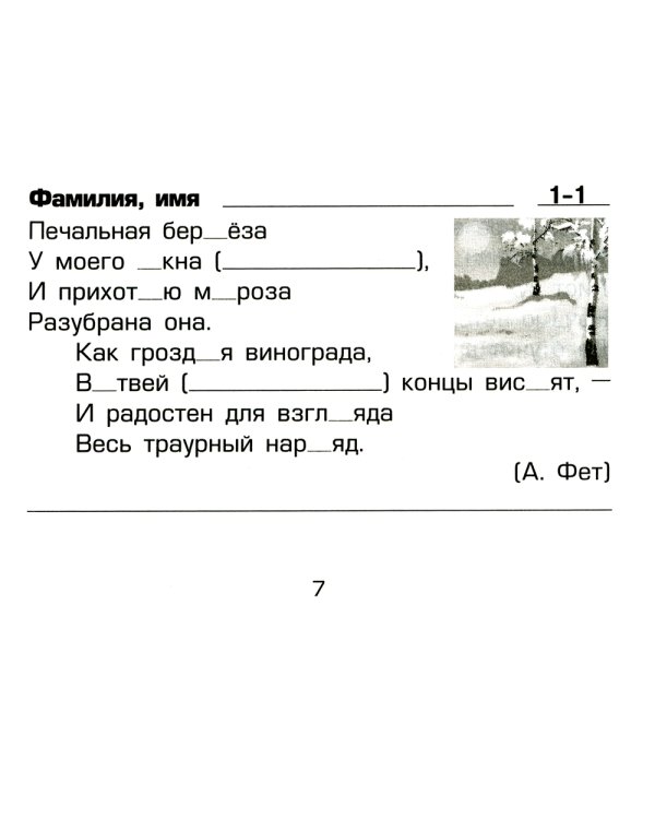 Русский язык. 3 класс. Сборник самостоятельных работ "Вставь букву!"