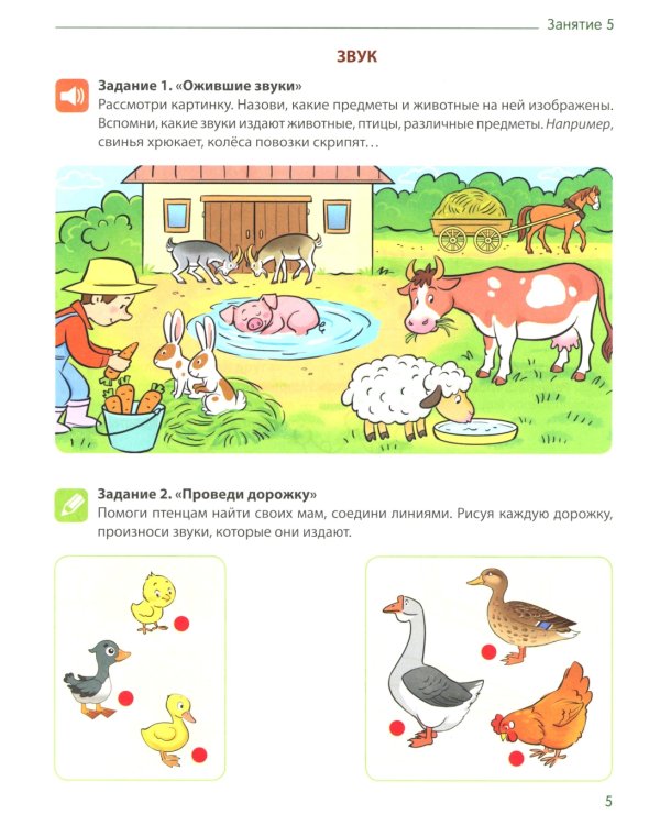 Комплект из 2-х рабочих тетрадей по обучению грамоте детей 4-7 лет