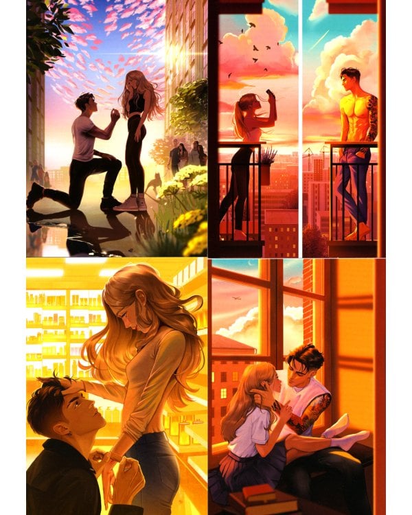 Дилогия "Твое сердце будет разбито" и "По осколкам твоего сердца": Набор открыток