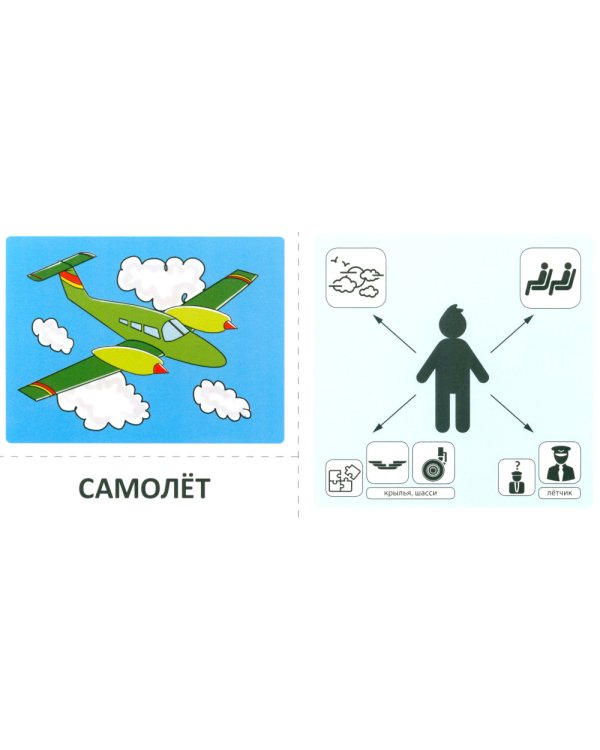 Набор речевых карточек с рисунками. Учебно-игровой комплект №7 (комплект из 6 наборов карточек)