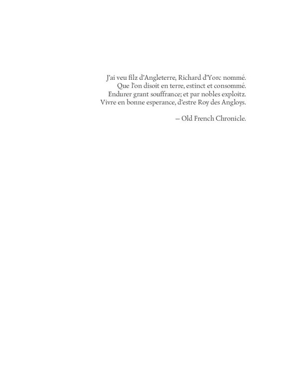 The Fortunes of Perkin Warbeck