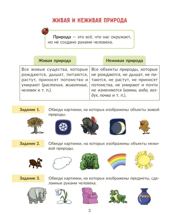 Окружающий мир: Тренажер. 1 кл. Самые важные темы программы с проверочными заданиями и ответами