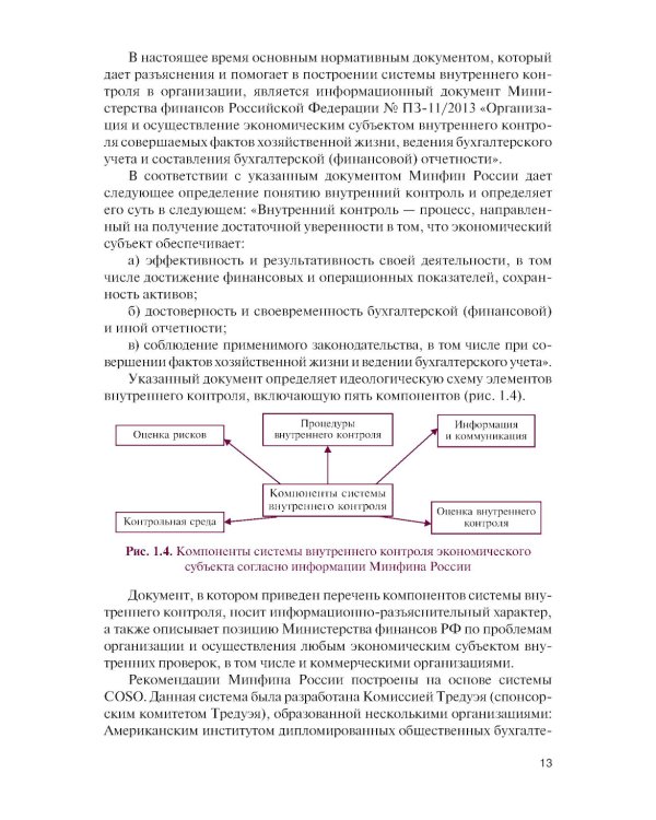 Внутренний контроль коммерческих организаций: Учебник