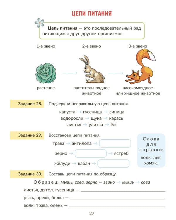 Окружающий мир: Тренажер. 2 кл. Самые важные темы программы с проверочными заданиями и ответами