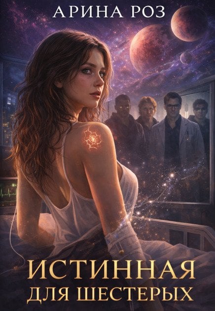 Обложка книги «Истинная для шестерых» — Арина Роз, ISBN 9785524067609