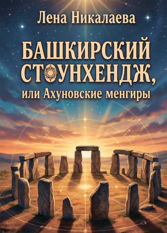 Обложка книги «Башкирский Стоунхендж, или Ахуновские менгиры» — Лена Никалаева, ISBN 9785006103450