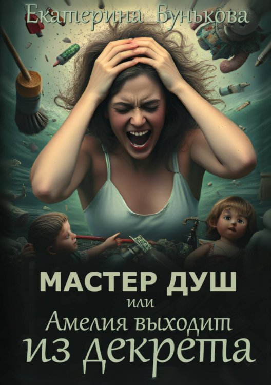 Обложка книги «Мастер душ, или Амелия выходит из декрета» — Екатерина Бунькова, ISBN 9785521934218