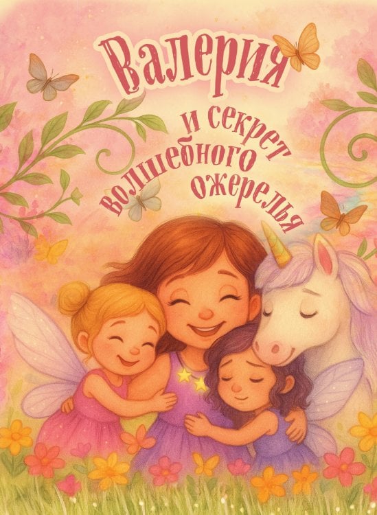 Обложка книги «Валерия и секрет волшебного ожерелья. Именная книга для девочек с заданиями» — Нет автора, ISBN 9785042281051