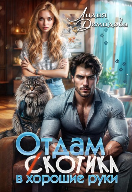 Обложка книги «Отдам (с)котика в хорошие руки» — Лидия Демидова, ISBN 9785524043924