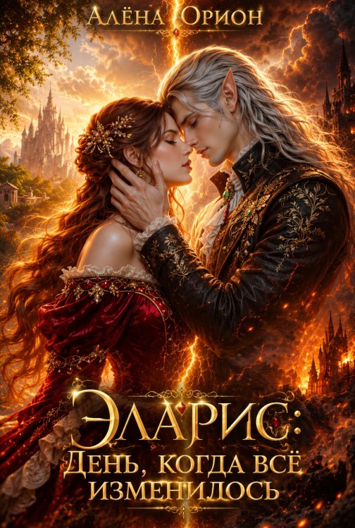 Обложка книги «Эларис: День, когда всё изменилось» — Алёна Орион, ISBN 9785524017093