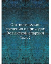 Статистические сведения о приходах Волынской епархии