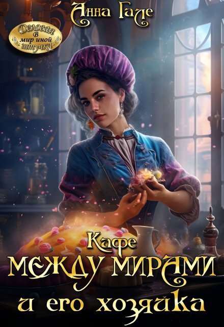 Обложка книги «Кафе между мирами и его хозяйка» — Анна Гале, ISBN 9785524016294