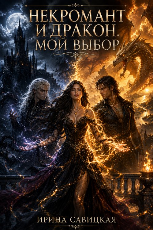 Обложка книги «Некромант и Дракон. Мой выбор» — Ирина Савицкая, ISBN 9785524065100