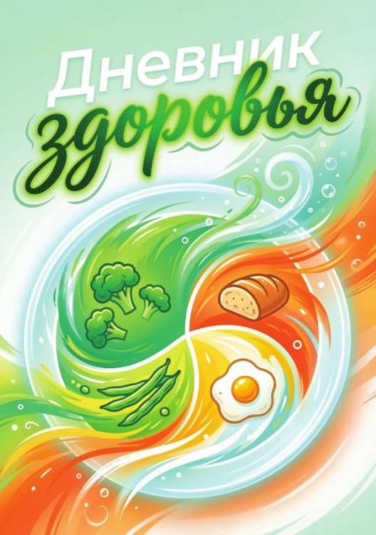 Обложка книги «Дневник здоровья, дизайн: "Метранпаж", 100 страниц, А5» — Нет автора, ISBN 9785521988631