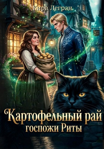 Обложка книги «Картофельный рай госпожи Риты» — Кира Легран, ISBN 9785524038067