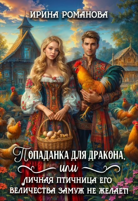 Обложка книги «Попаданка для дракона, или Личная птичница Его Величества замуж не желает!» — Ирина Романова, ISBN 9785524023087