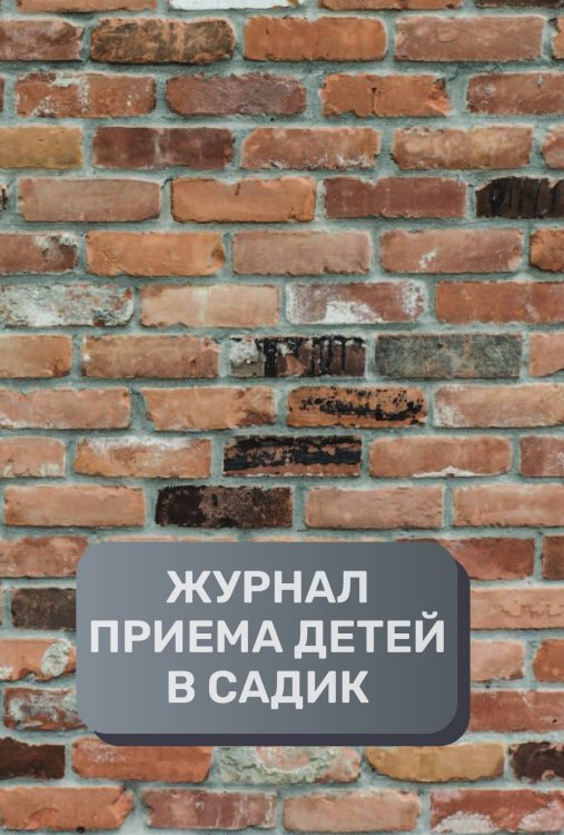 Обложка книги «Журнал приема детей в садик, 500 страниц, преимум (подарочное) издание» — автора нет, ISBN 9785521895793