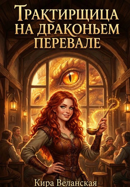 Трактирщица на Драконьем Перевале Обложка книги «Трактирщица на Драконьем Перевале» — Кира Веланская, ISBN 9785524027337