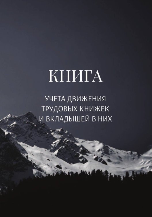 Обложка книги «Книга учета трудовых книжек и вкладыщей к ним» — автора нет, ISBN 9785521887811