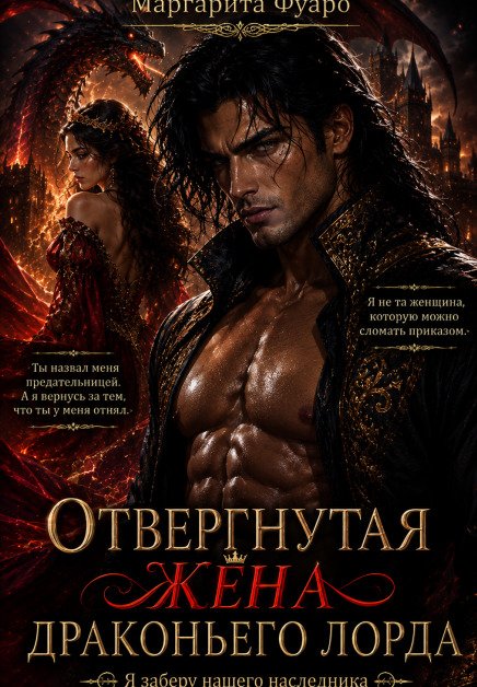 Обложка книги «Отверженная Жена Драконьего Лорда» — Маргарита Фуаро, ISBN 9785524042514