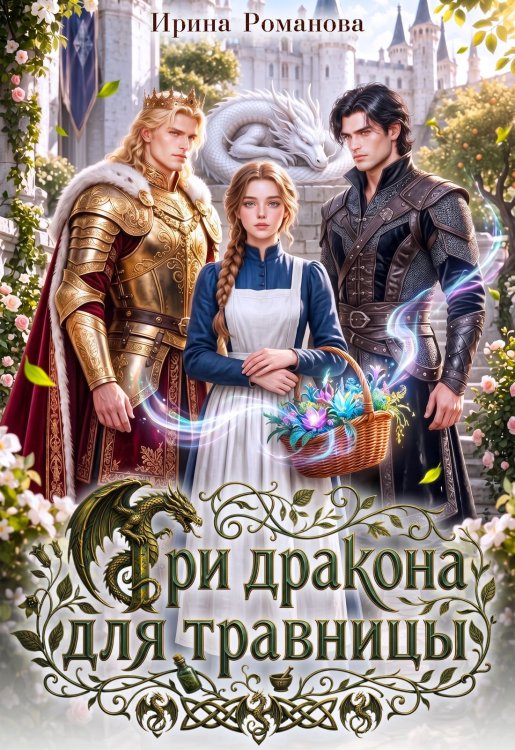 Обложка книги «Три дракона для травницы» — Ирина Романова, ISBN 9785524056542