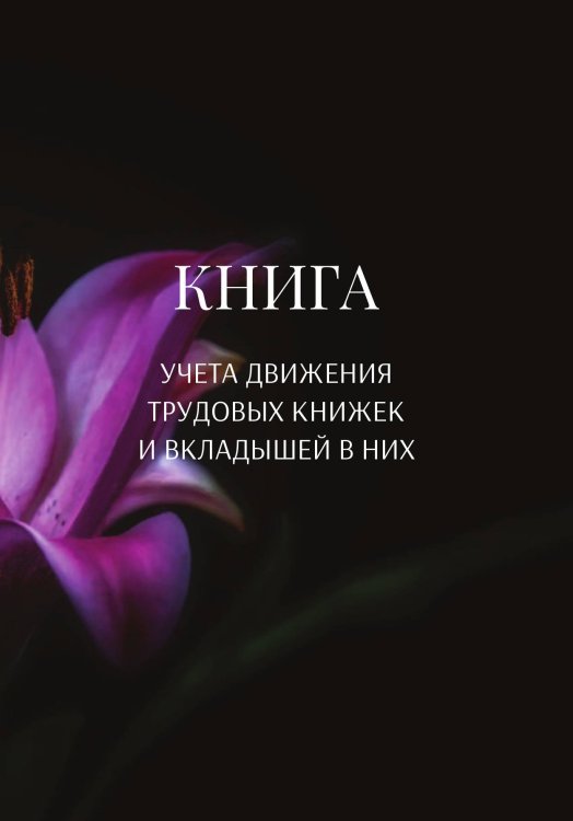 Книга учета трудовых книжек и вкладыщей к ним Обложка книги «Книга учета трудовых книжек и вкладыщей к ним» — автора нет, ISBN 9785521888016