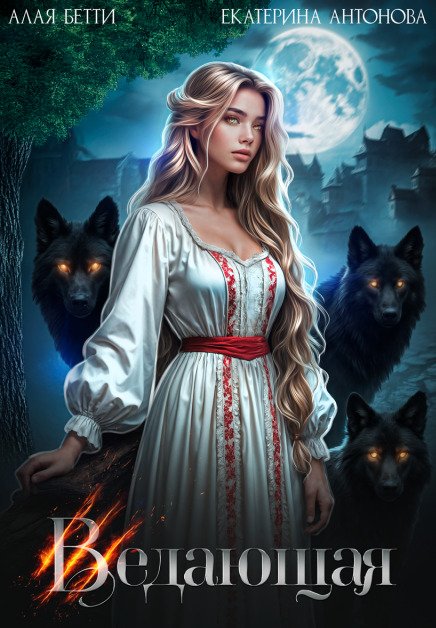 Обложка книги «Ведающая» — Екатерина Антонова; Алая Бетти, ISBN 9785524054982