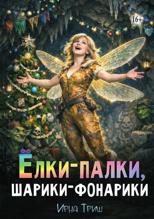Обложка книги «Ёлки-палки, шарики-фонарики» — Ирна Триш, ISBN 9785521995400