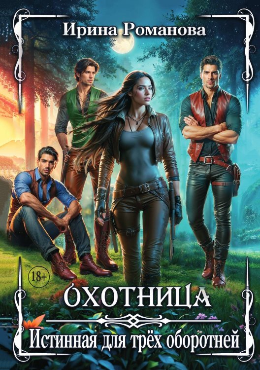 Обложка книги «Охотница. Истинная для трёх оборотней» — Ирина Романова, ISBN 9785521930739