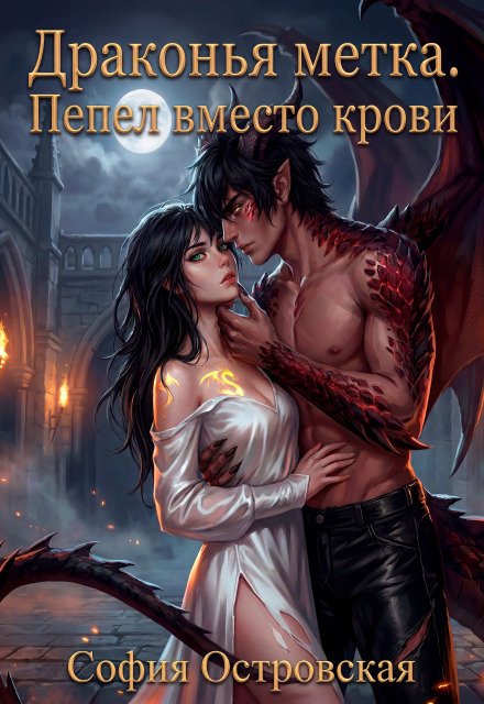Обложка книги «Драконья метка. Пепел вместо крови» — София Островская, ISBN 9785524015051