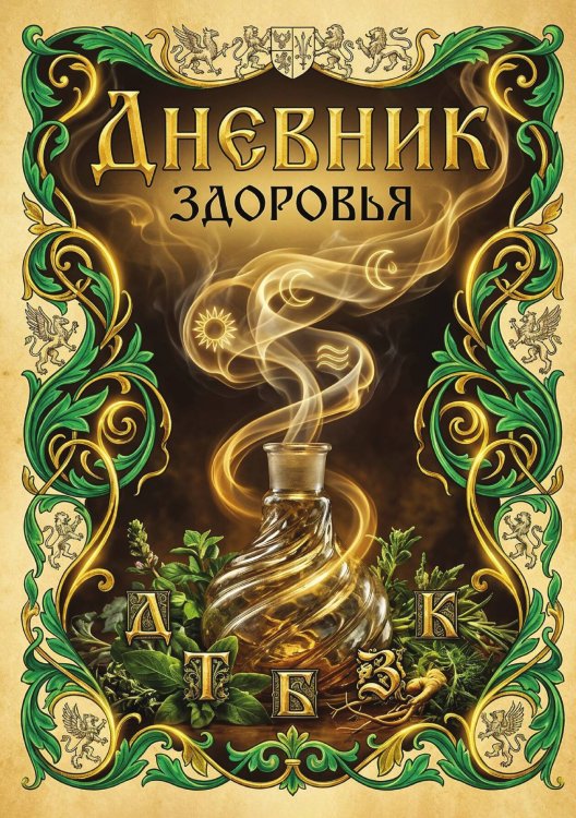 Обложка книги «Дневник здоровья, дизайн: "Метранпаж", 100 страниц, А5» — Нет автора, ISBN 9785521988839