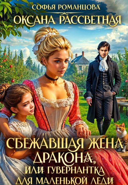 Обложка книги «Сбежавшая жена дракона, или гувернантка для маленькой леди» — Оксана Рассветная; Софья Романцова, ISBN 9785524009500