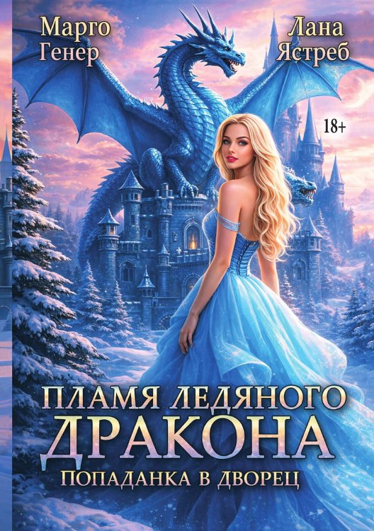 Обложка книги «Пламя ледяного дракона. Попаданка во дворец» — Лана Ястреб; Марго Генер, ISBN 9785521989751