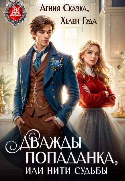 Обложка книги «Дважды попаданка, или нити судьбы» — Агния Сказка; Хелен Гуда, ISBN 9785524053848