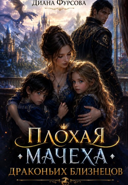 Обложка книги «Плохая мачеха драконьих близнецов» — Диана Фурсова, ISBN 9785524018250