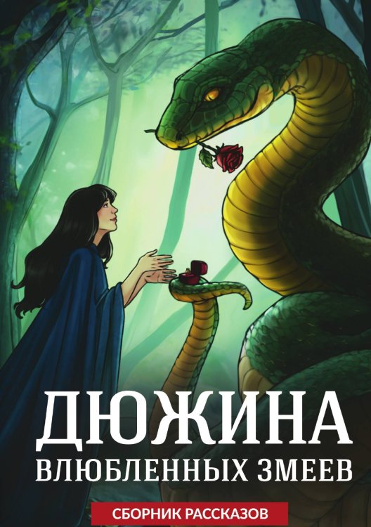 Обложка книги «Дюжина влюблённых змеев» — Ника Веймар; Анастасия Волжская; Валерия Яблонцева; Гали Коман и др., ISBN 9785517129635