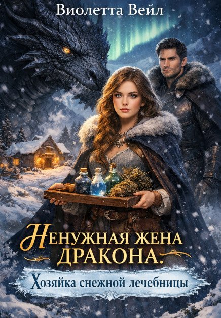 Обложка книги «Ненужная жена дракона. Хозяйка снежной лечебницы» — Виолетта Вейл, ISBN 9785524025029