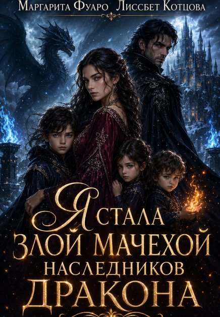 Обложка книги «Я стала злой мачехой наследников дракона» — Маргарита Фуаро; Лиссбет Котцова, ISBN 9785524042644