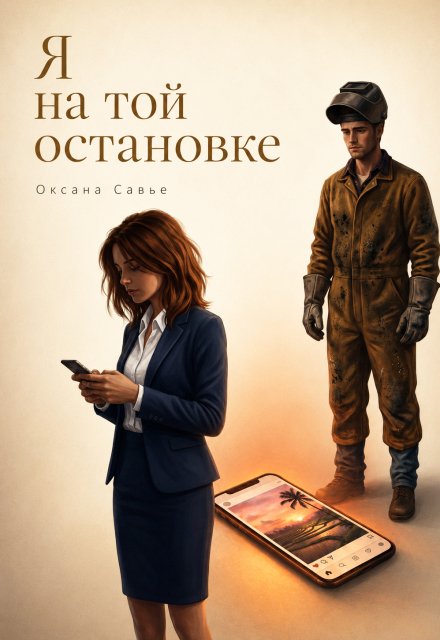 Обложка книги «Я на той остановке» — Оксана Савье, ISBN 9785524033963