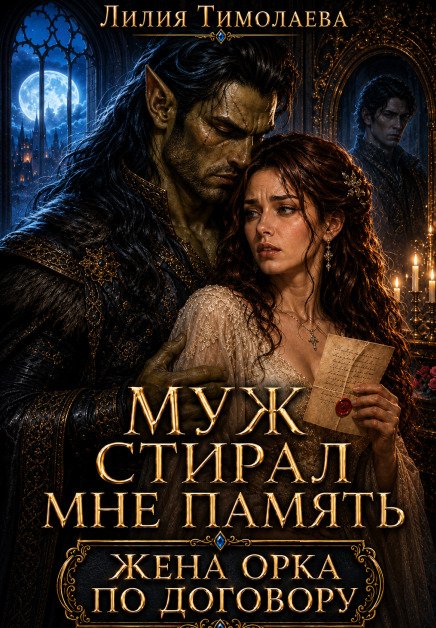 Обложка книги «Муж стирал мне память. Жена орка по договору» — Лилия Тимолаева, ISBN 9785524058522