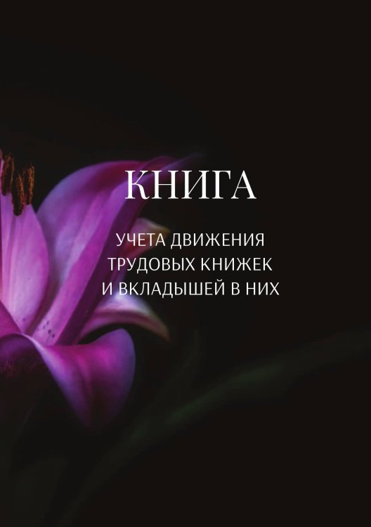 Обложка книги «Книга учета трудовых книжек и вкладыщей к ним» — автора нет, ISBN 9785521887354