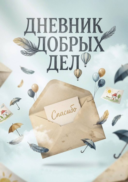 Обложка книги «Дневник добрых дней: Инструмент Психолога для Счастья, дизайн "Метранпаж"» — Нет автора, ISBN 9785521986125