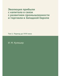 Эволюция прибыли с капитала в связи с развитием промышленности и торговли в Западной Европе