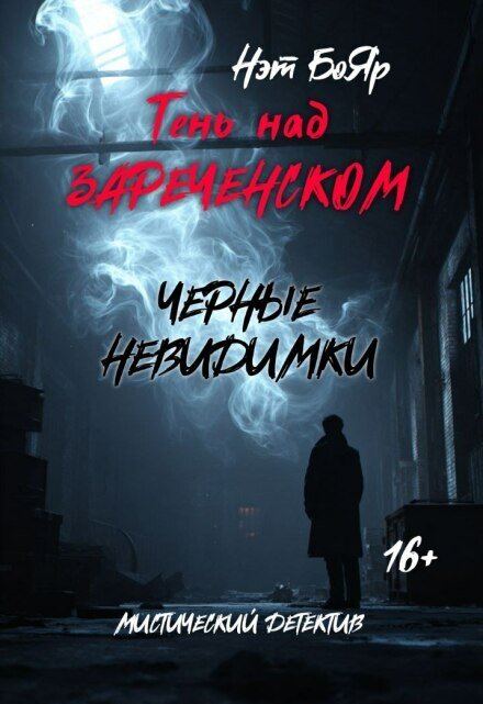 Обложка книги «Тень над Зареченском. Черные невидимки» — Нэт Бояр, ISBN 9785524015235