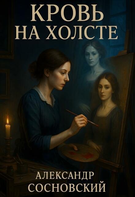 Обложка книги «Кровь на холсте» — Александр Сосновский, ISBN 9785524032645